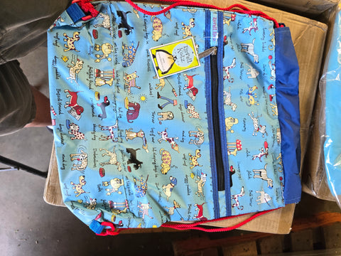 60KB TYRRELL KATZ KIDS BOOK SACK/BACK PACK Dogs
