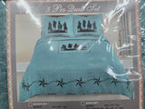 128869 WESTERN SIX KING 3PC QUILT SET TURQUOISE
