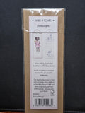 BM003 WRENDALE DESIGNS BOOKMARK "FAIRY WINGS" SNAILS & PIGTAILS