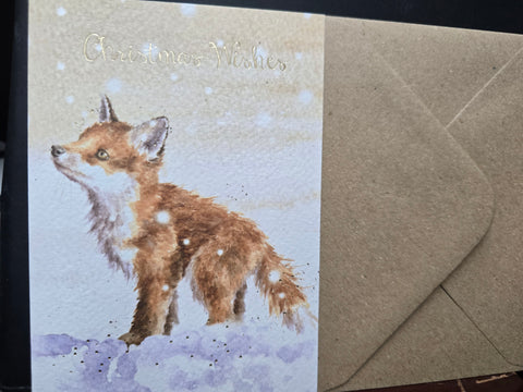 AXB023 "CHRISTMAS WISHES" CHRISTMAS CARD WRENDALE DESIGNS