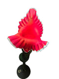 CH614WR-1 CANDLE HOLDER BAIJAN GLASS