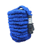 3DT EXPANDABLE WATER HOSE BLUE 75 FT WITH ON/OFF VALVE