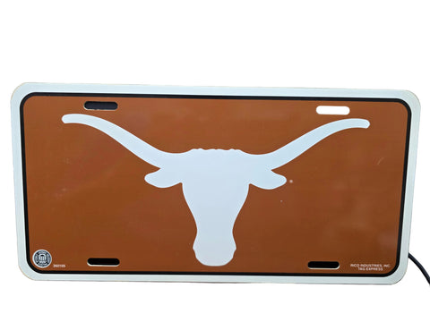 260105 UT LONGHORNS LICENSE PLATE 12" X 6"