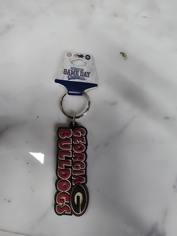 GAME DAY OUTFITTERS GEORGIA BULLDOGS KEYRING