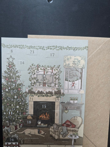 AC16 "CHRISTMAS EVE" ADVENT CALENDER SALLY SWANNELL