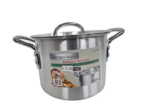 AW2035 ACERO WARE 3.5 QT STOCK POT