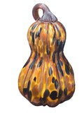 824221 GLITZHOME HAND BLOWN GLASS PUMPKIN