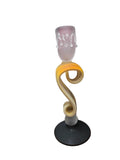 CH610YPR CANDLE HOLDER BAIJAN GLASS