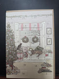 AC20 WRENDALE DESIGNS "WAITING FOR FATHER CHRISTMAS" ADVENT CALENDAR CARD