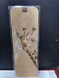 BM017 GIRAFFE "FLOWERS" BOOKMARK WRENDALE DESIGNS