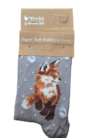 SOCK003 WRENDALE DESIGNS "BORN TO BE WILD" BAMBOO SOCKS ONE SIZE