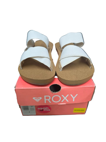 ROXY SHORESIDE WHITE SANDALS