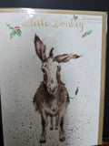 AX005 "LITTLE DONKEY" CHRISTMAS CARD WRENDALE DESIGNS
