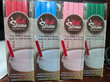 08228 HOT STRAW SIP AND STIR REUSABLE STRAWS 20 PK
