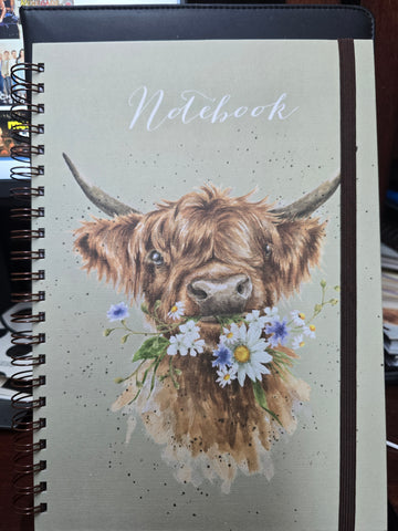 LHB003 "DAISY COO" SPIRAL NOTEBOOK WRENDALE DESIGNS