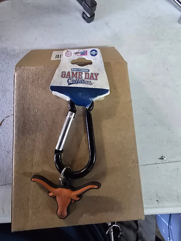 00499 GAME DAY OUTFITTERS LONGHORNS KEYRING