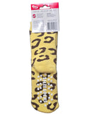 B69J1228 SILLY SOCKS "LEOPARD FEET" THICK SOCKS WITH RUBBER DOTS ON BOTTOM KIDS SIZE 1.5-5