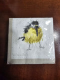 K020 WRENDALE DESIGNS "GARDEN BIRDS" COCKTAIL NAPKINS