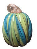 861110 GLITZHOME HAND BLOWN PUMPKIN