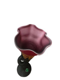 CH614RBK-3 CANDLE HOLDER BAIJAN GLASS