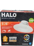 RL56129S1EWHR HALO RECESSED SELECTABLE 5"-6" LED BAFFLE DOWN LIGH