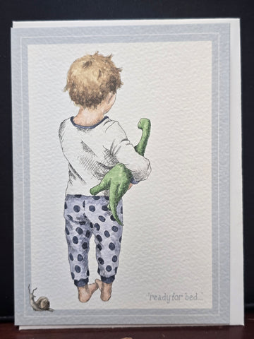 SN012 WRENDALE DESIGNS "READY FOR BED" GREETING CARD