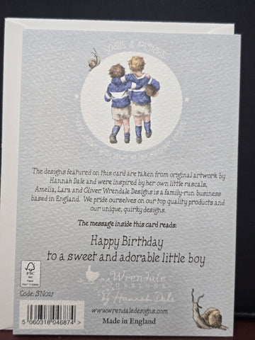 SN027 WRENDALE DESIGNS "GOOD HABITS START YOUNG" GREETING CARD