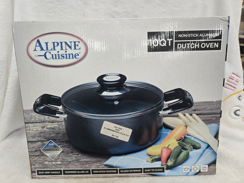 AG-1002 ALPINE 10QT DUTCH OVEN ALUMINUM NON STICK