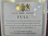 DEEP CRANBERRY LUSH HOME COLLECTION FULL 6PC SHEET SET
