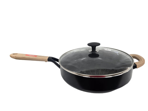 12" FRY PAN GREEN PAN WITH LID S1