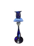 CH606TQB CANDLE HOLDER BAIJAN GLASS