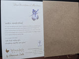 AXB021 "WALKING IN WONDERLAND" CHRISTMAS CARD WRENDALE DESIGNS
