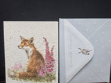 GE002-6 WRENDALE DESIGNS "FOXY LOVES" JUST FOR YOU GIFT CARD