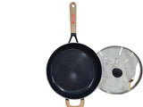 12" FRY PAN GREEN PAN WITH LID S1