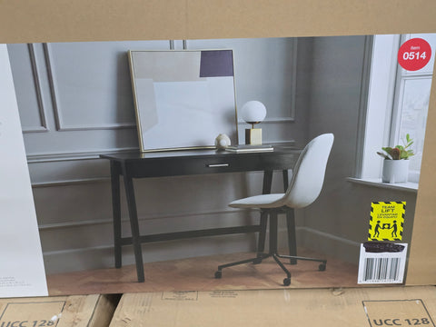PAULO WOOD WRITING DESK BLACK