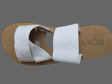 ROXY SHORESIDE WHITE SANDALS
