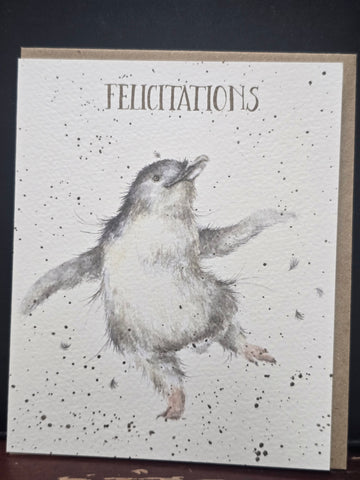 FOC020 WRENDALE DESIGNS "FELICITATIONS" FRENCH GREETING CARDS
