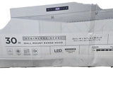 VISSANI 30" WALL MOUNT RANGE HOOD STAINLESS STEEL LED