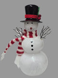 2007 LED TABLETOP SNOWMAN 7.5" TALL