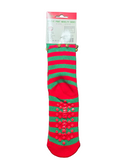 B51J1228 SILLY SOCKS "ELF BOOTS" WITH BELLS THICK SOCKS RUBBER DOTS ON BOTTOM OF SOCKS SIZE 5.5-11.5