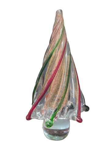 843321 GLITZHOME HAND BLOWN CHRISTMAS TREE