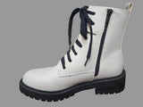 MADDEN GIRL "ALLIE WHITE COMBAT BOOT"