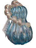 851890 GLITZHOME HAND BLOWN GLASS PUMPKIN