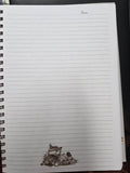 LHB006 "FOXES" SPIRAL NOTEBOOK WRENDALE DESIGNS