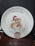 WNRL5658-XL COOKIE PLATE "COOKIES FOR SANTA" WRENDALE DESIGNS