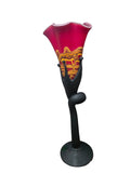 CH614RBK-2 CANDLE HOLDER BAIJAN GLASS