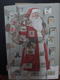 AC22 "FATHER CHRISTMAS" ADVENT CALENDER SALLY SWANNELL