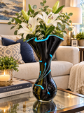DG281BKBML-1 VASES BAIJAN GLASS