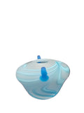 CH301TQ CANDLE HOLDER BAIJAN GLASS