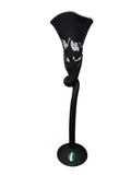 CH614BKW-2 CANDLE HOLDER BAIJAN GLASS